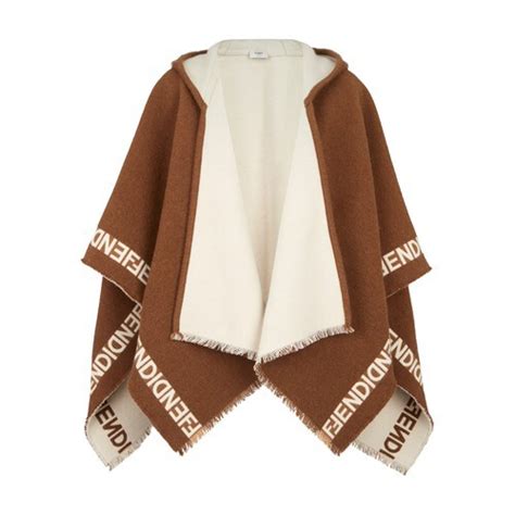 fendi fur scarf|fendi poncho women's.